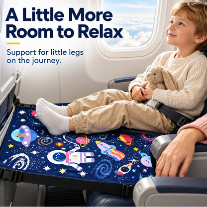 ✈️ Kids’ Airplane Seat Extender – Foldable Travel Leg Rest, No Inflation Needed 🚀