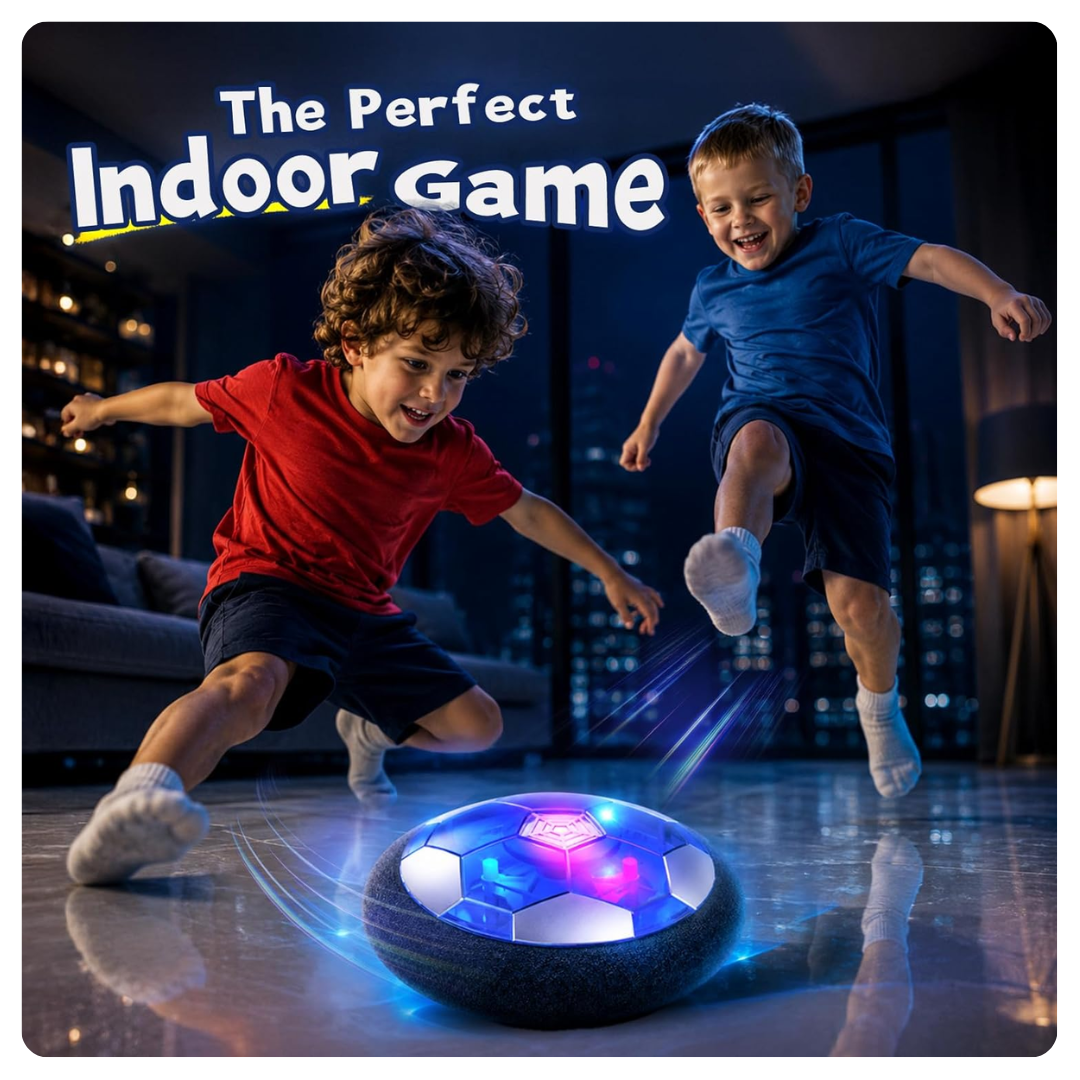 ⚽ Light-Up Hover Soccer Ball for Kids – Indoor Fun & Family Play