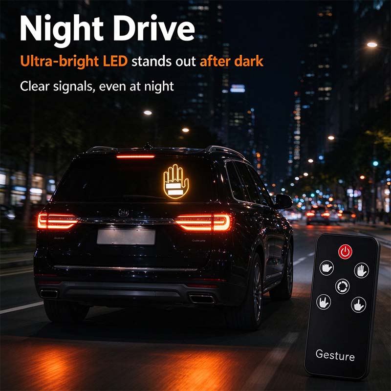 LED Car Gesture Light 🖐️