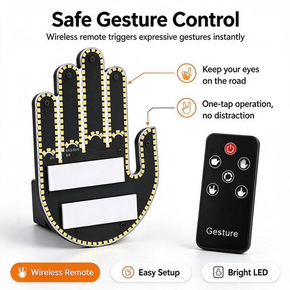 LED Car Gesture Light 🖐️