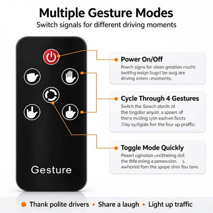 LED Car Gesture Light 🖐️