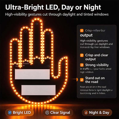 LED Car Gesture Light 🖐️