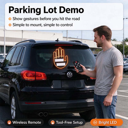 LED Car Gesture Light 🖐️