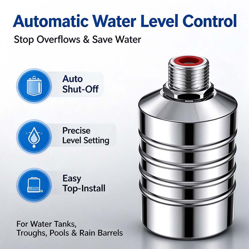 Automatic Water Level Control Float Valve, Top Inlet Water Shut Off Valve 💧✨