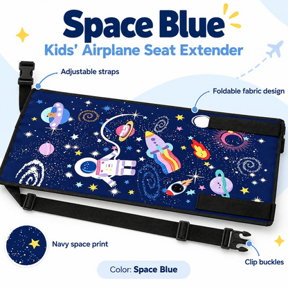 ✈️ Kids’ Airplane Seat Extender – Foldable Travel Leg Rest, No Inflation Needed 🚀