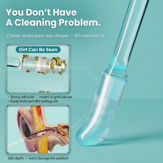 👂✨ Sticky Ear Cleaner – Easy & Gentle Earwax Removal Tool for Everyday Ear Care 🧼💖