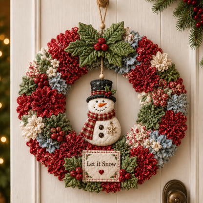 3D Fabric Poke Wreath DIY Kit🎄