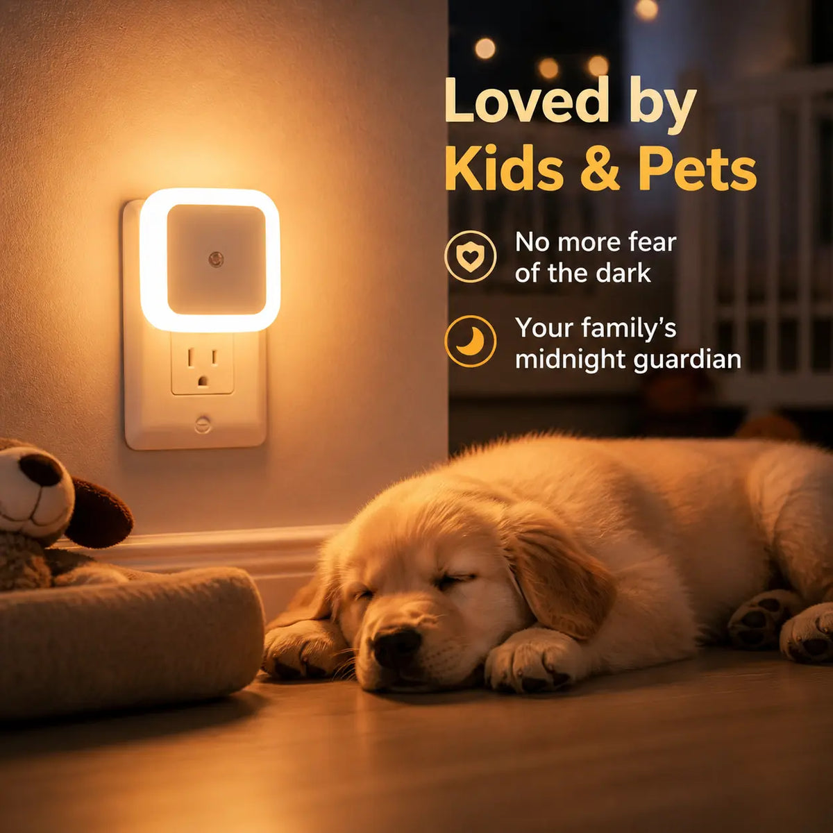6‑Pack Compact Ultra‑Energy‑Saving Smart LED Night Lights💡