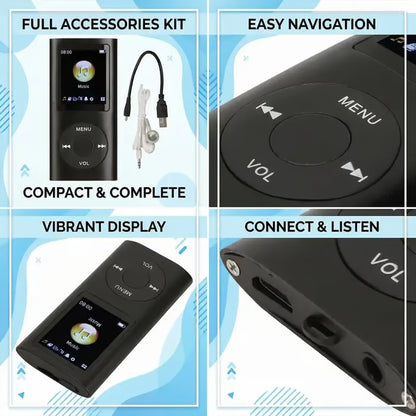 Portable Multi-Function MP3 Player with LCD Screen