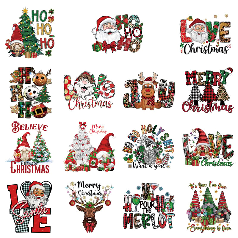 🎄 Christmas Mystery DTF Transfer Bundle 🎅🔥for T-Shirts, Totes & DIY Gifts