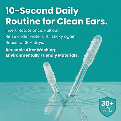 👂✨ Sticky Ear Cleaner – Easy & Gentle Earwax Removal Tool for Everyday Ear Care 🧼💖