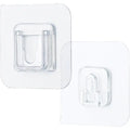 10-Pair Double-Sided Adhesive Wall Mounted Hooks