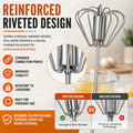 🥄Hand-Push Rotary Whisk