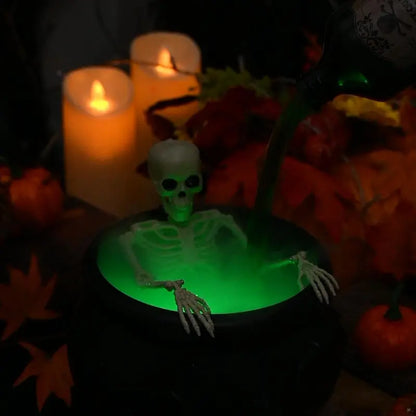 🧙‍♀️ Magic Mist Floating Potion Cauldron — Halloween Gothic Decor