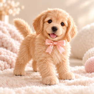 🐶Realistic Robotic Golden Retriever Puppy ✨ The Cutest Christmas Surprise🎁