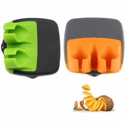 2-Piece Palm Grip Peeler Set – A More Comfortable Way to Peel Fruits & Vegetables