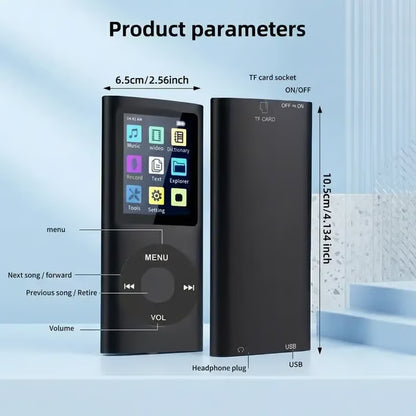 Portable Multi-Function MP3 Player with LCD Screen