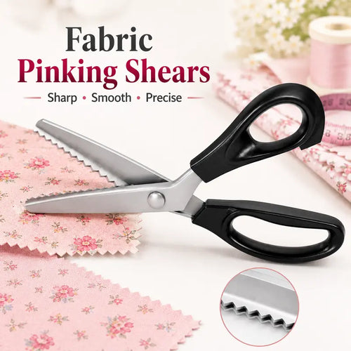 ⭐ Stainless Steel Zig Zag Scissors with Serrated Teeth