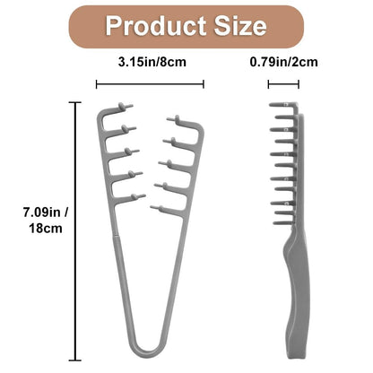 💇2026 Upgrade Volumizing Comb, Wide-Tooth Styling for All Hair Lengths, Men & Women
