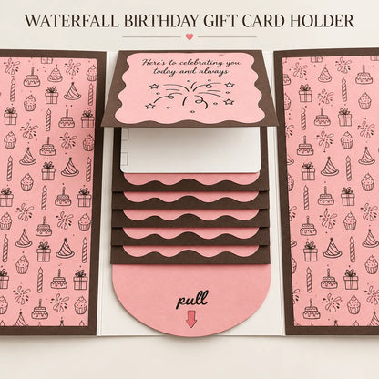 2026 New 🎅💳 Waterfall Christmas Gift Card Booklet ✨