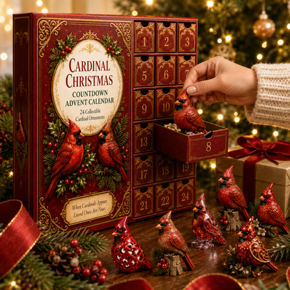 ✨Cardinal Christmas 24-Day Countdown Calendar – Limited Anniversary Edition