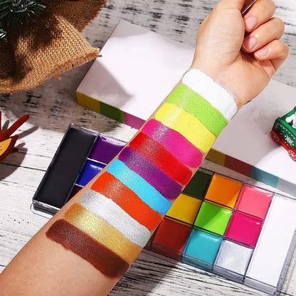 🎃Halloween Early Sale🎨 20-Color Face & Body Oil Paint Palette