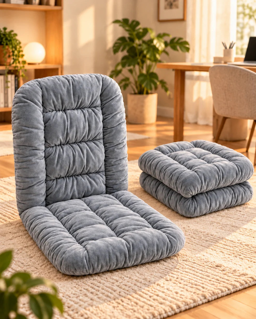 🔥 Cozy Heated Chair Cushion – Plush Seat & Back Warmer with Adjustable Heat & Timer！！！