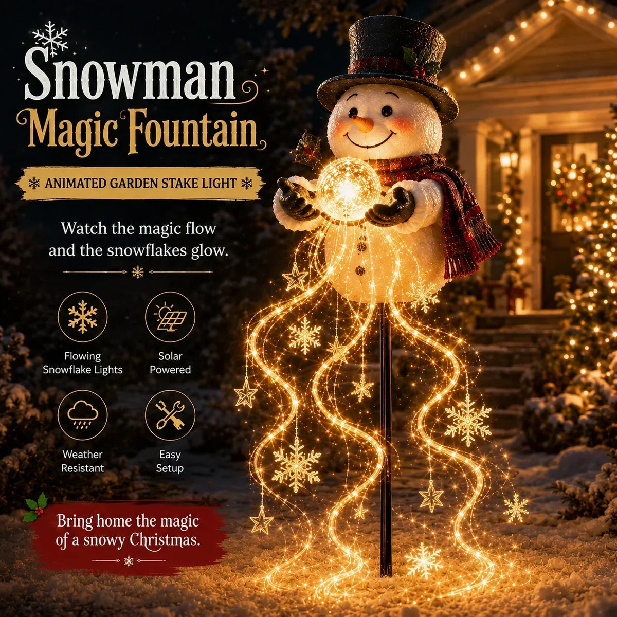 ✨ 2026 New Santa’s Flying Sleigh Gift Cascade