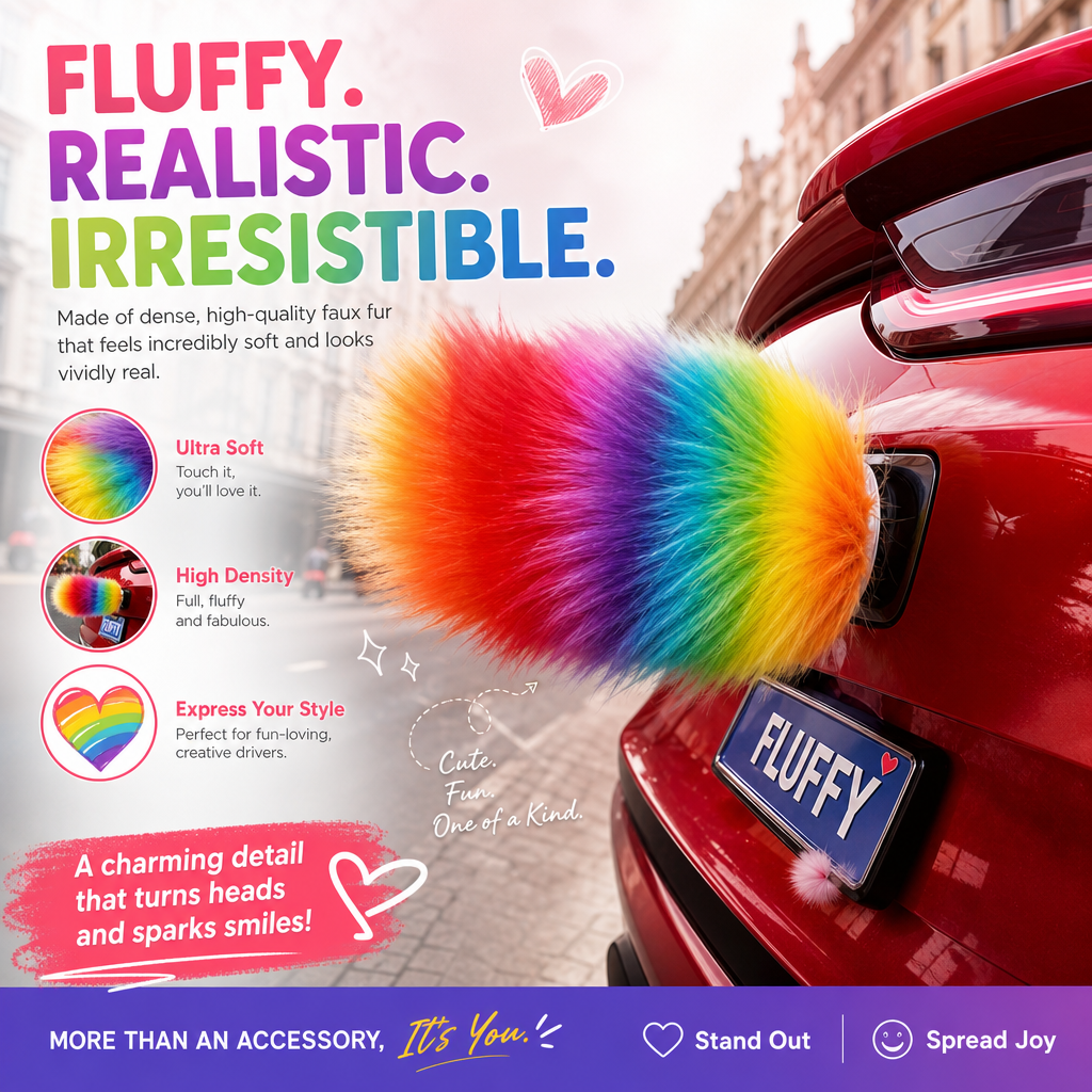 Remote-Controlled Wagging Tail – A Playful Touch for Your Car 🐾