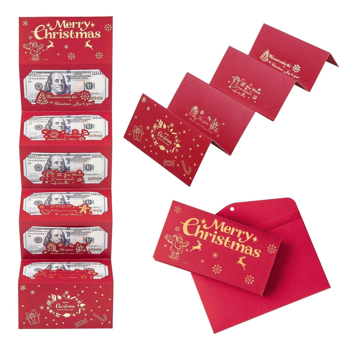 🎄Christmas Cash Surprise Gift Wallet – A Festive & Creative Way to Give Money This Holiday