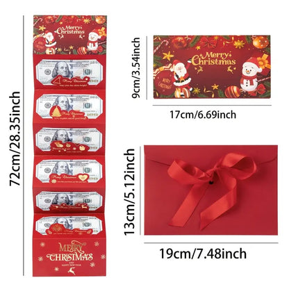 🎄Christmas Cash Surprise Gift Wallet – A Festive & Creative Way to Give Money This Holiday