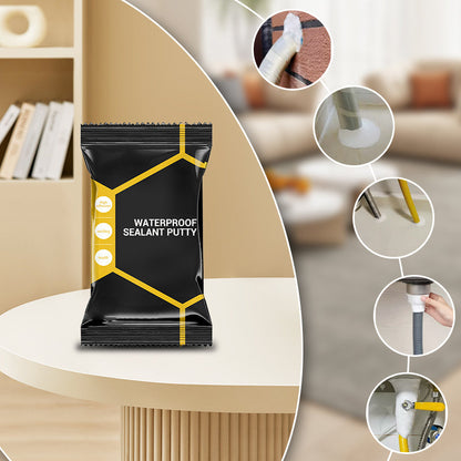 Waterproof Sealant Putty - Mouldable Hole Sealing Filler for Pipe Wall Gap Blocking