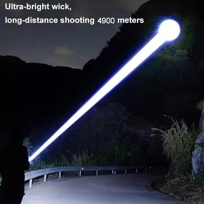 🔦☀️Super Strong Light Zoomable Flashlight