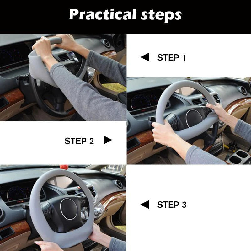 🚗Car Steering Wheel Protective Cover