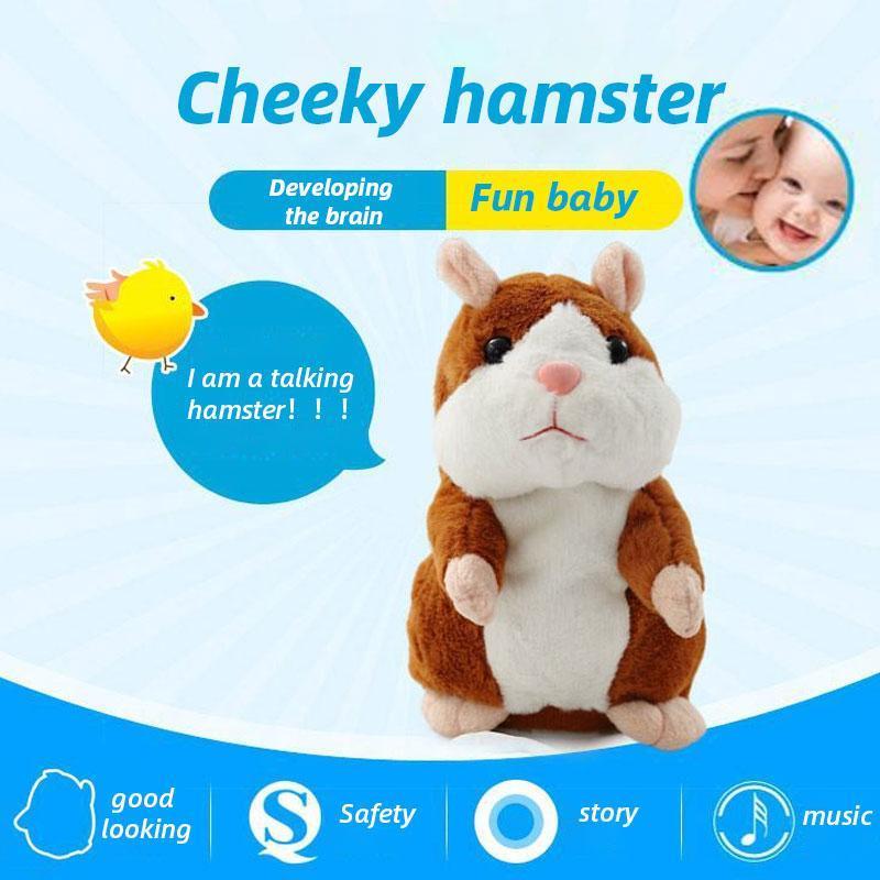🐹 Talking Hamster Plush Toy – A Funny Gift That Repeats Your Words