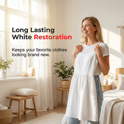 Deep Cleaning Laundry Whitening Sheets, Powerful Stain Remover Brightening Fabric Laundry Cleaning Sheets
