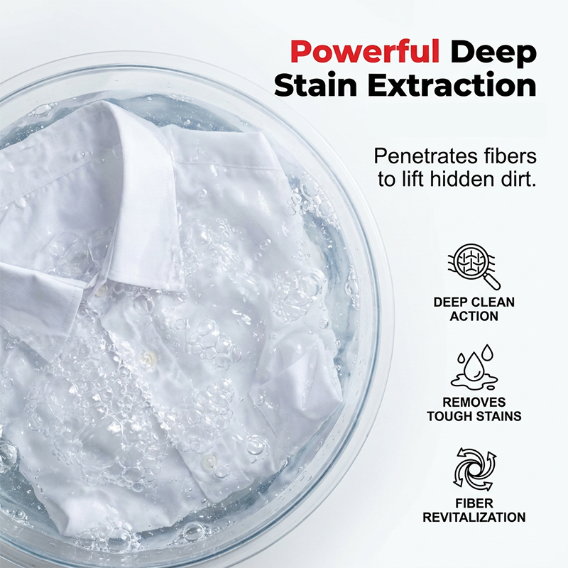Deep Cleaning Laundry Whitening Sheets, Powerful Stain Remover Brightening Fabric Laundry Cleaning Sheets