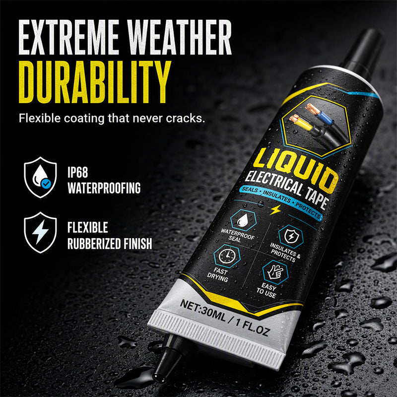 Waterproof shield, high-voltage insulation, one coat, stays flexible & safe