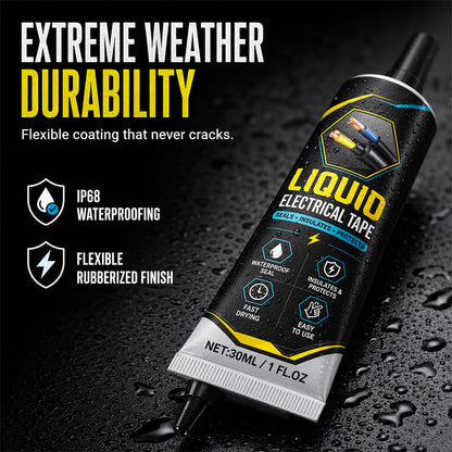 Waterproof shield, high-voltage insulation, one coat, stays flexible & safe