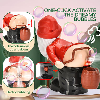 Christmas Santa Bubble Machine – Musical Bubble-Blowing Toy with Festive Lights 🎅