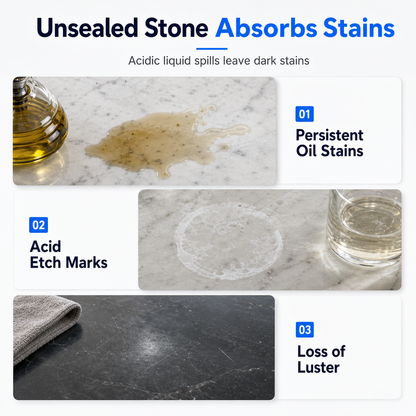 ✨ Stone Sealer Spray for Marble & Granite Countertops