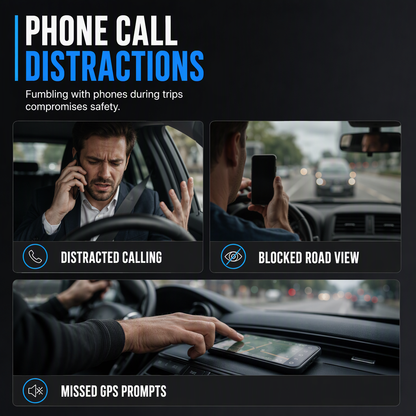 🚗 Bluetooth Car Visor Speakerphone – Hands-Free Calls & 500-Hour Standby 🔋