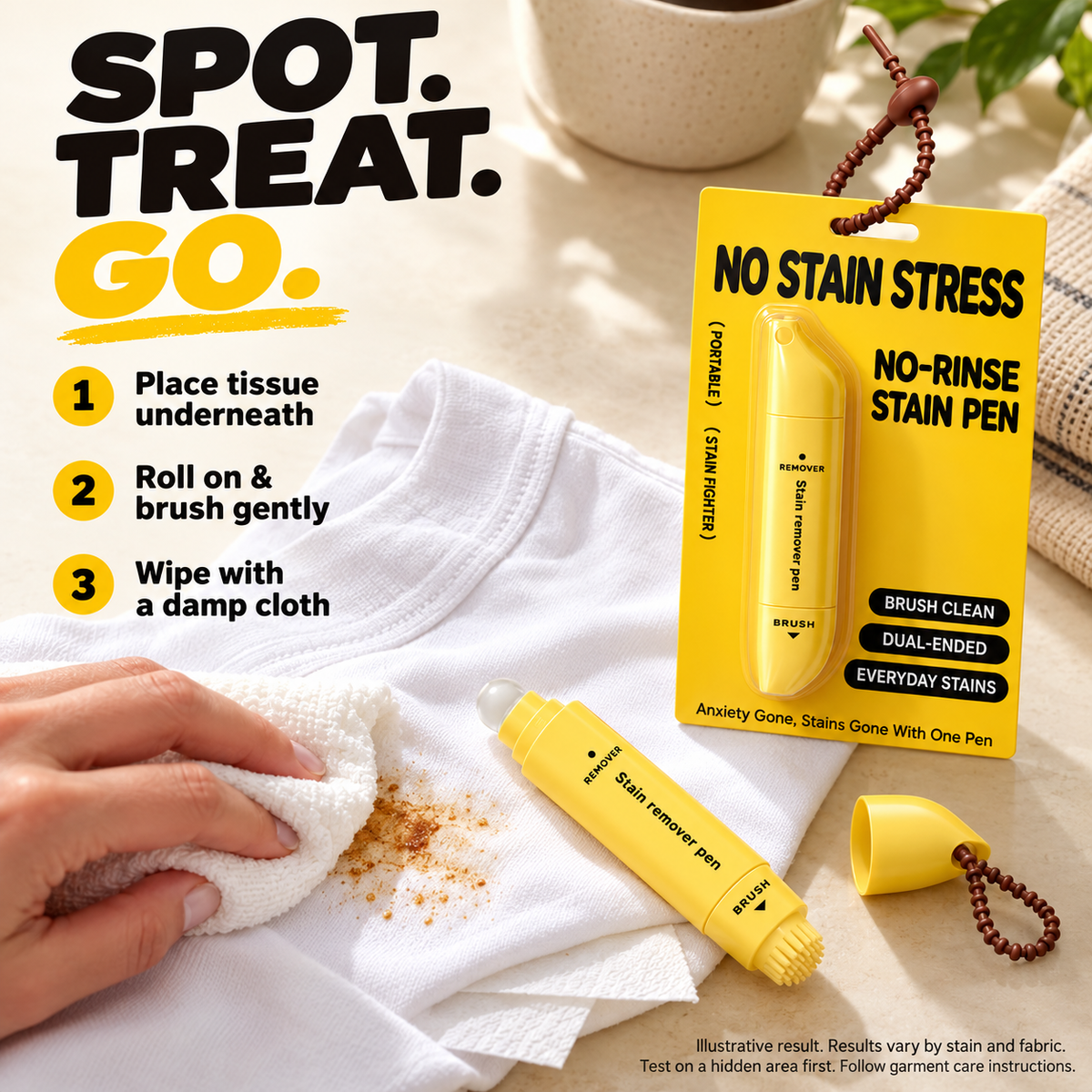 Portable Dual-Head Stain Remover Pen