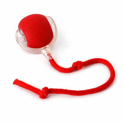 Smart Automatic Rolling Cat Toy Ball with Rope