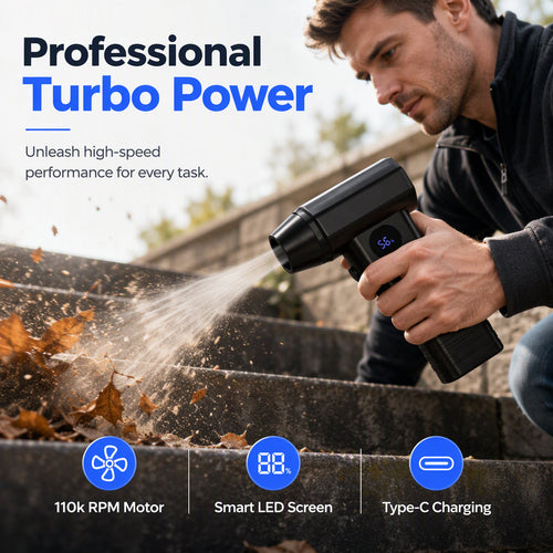 🌬️ Handheld Wireless Mini High Speed Turbo Fan