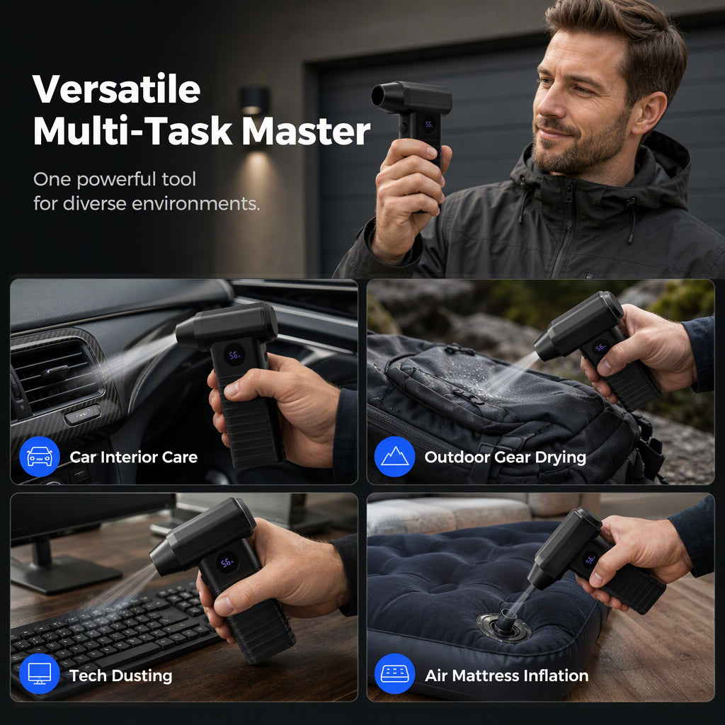 🌬️ Handheld Wireless Mini High Speed Turbo Fan