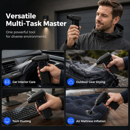 🌬️ Handheld Wireless Mini High Speed Turbo Fan