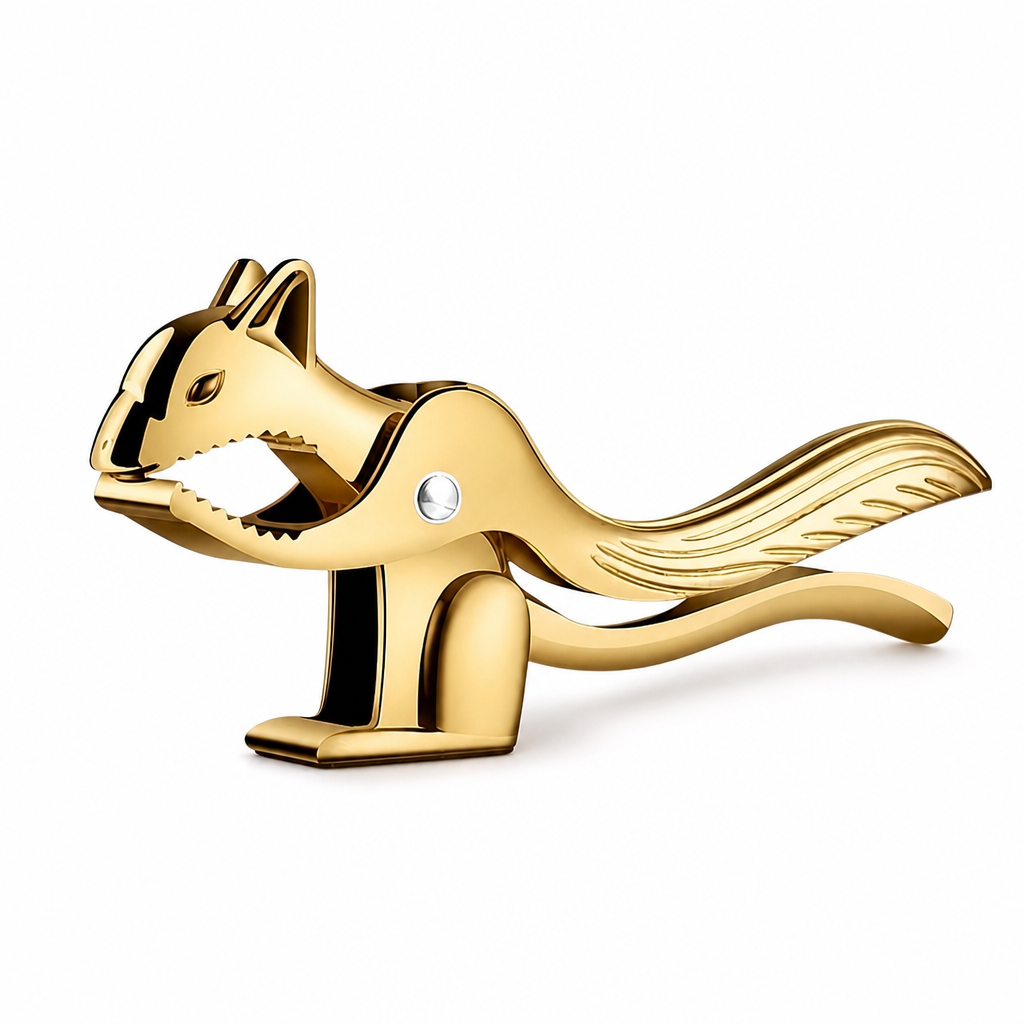 Zinc Alloy Squirrel Shaped Nutcracker Multifunctional Walnut and Nut Cracker Tool