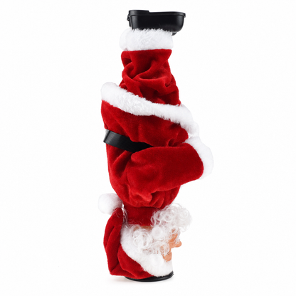 🎅 Animated Climbing Santa Toy – Musical Dancing Christmas Decoration for Kids & Family Fun 🎄