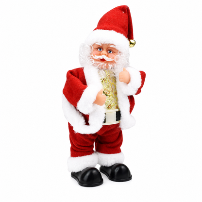 🎅 Animated Climbing Santa Toy – Musical Dancing Christmas Decoration for Kids & Family Fun 🎄